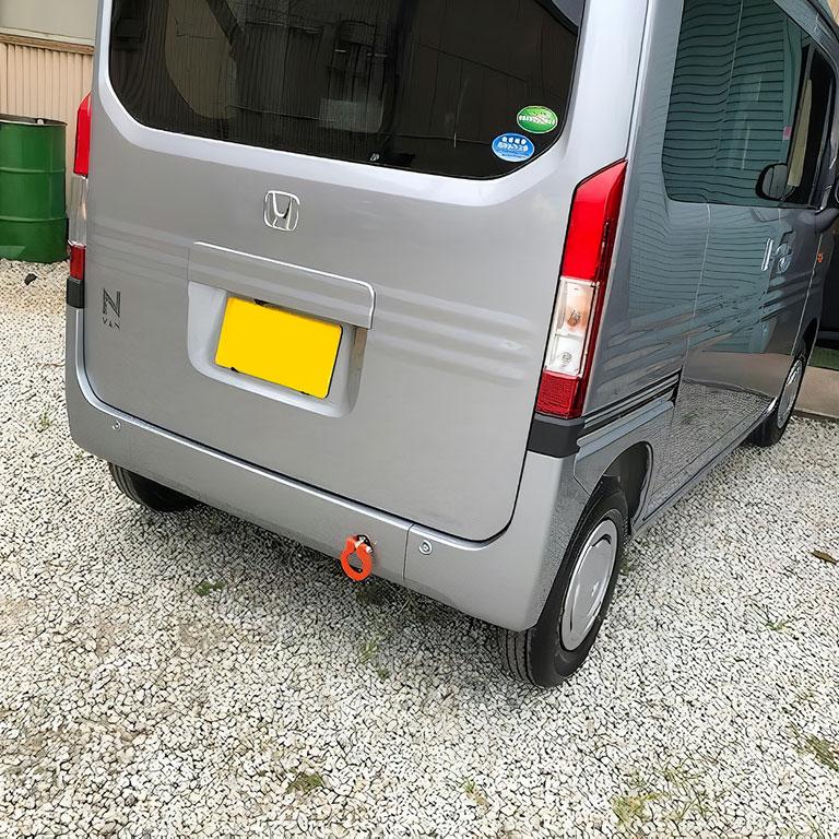 カワイ製作所 牽引フック リヤ type可倒式 N-VAN JJ1 JJ2 2018/07
