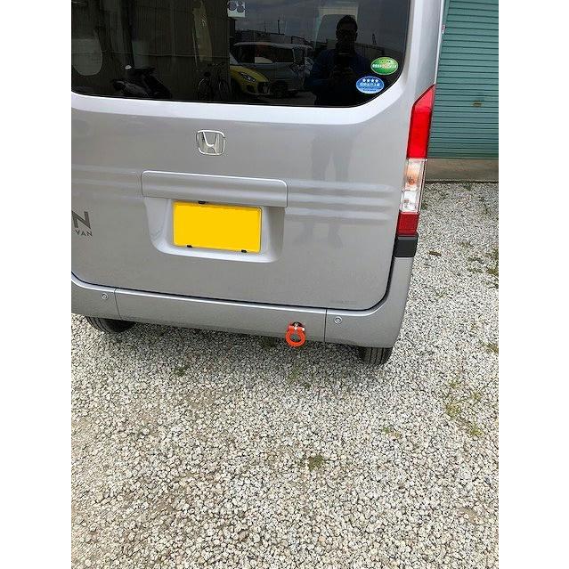 カワイ製作所 牽引フック リヤ type可倒式 N-VAN JJ1 JJ2 2018/07