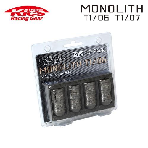 協永産業 Kics モノリス MONOLITH T1/06 M12×P1.5 グロリアスブラック 