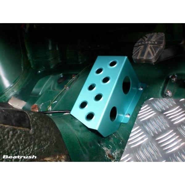 LAILE レイル ドライバーフットレスト ブラック ローバー ミニ