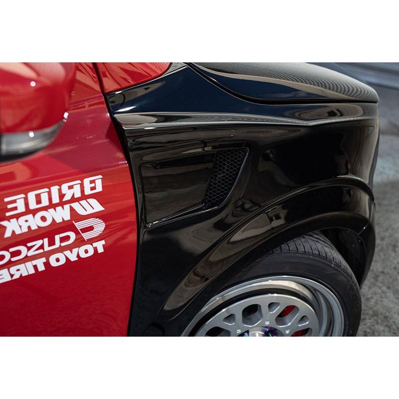 Lck619 エアロフェンダー フロント＆リアSET 未塗装 アルトワークス