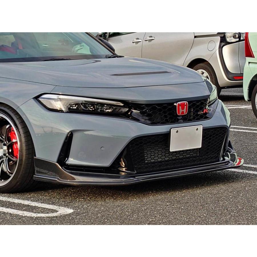 M&M フロントリップスポイラー カーボン+FRP シビック タイプR FL5 