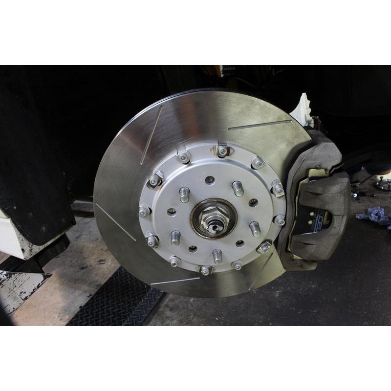 M\u0026M 2ピースビッグローターキット 330mm リジットタイプ フロント ブラック アコード CL7の画像