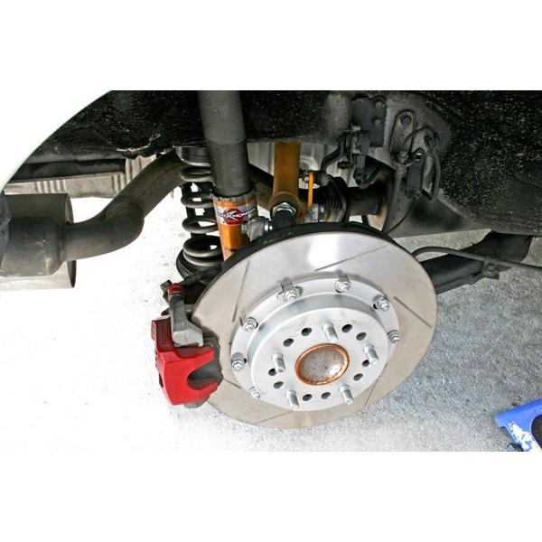M\u0026M 2ピースビッグローターキット 313mm リジットタイプ リア シルバー シビック FD2の画像