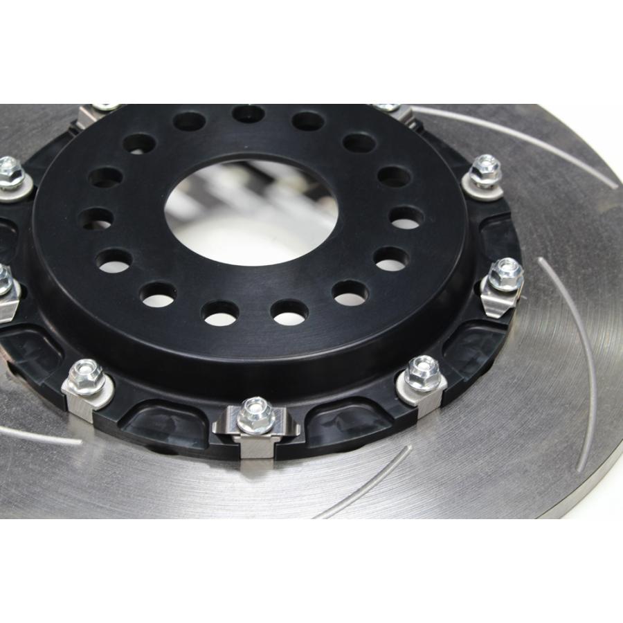 M\u0026M 2ピースビッグローターキット 313mm リジットタイプ リア シルバー シビック FD2の画像