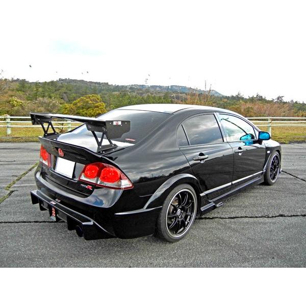 M&M HONDA カーボンGTウイング for FD2 シビック TypeR M&M カーボンGTウイング01 タイプ02F 幅1500mm 翼端板02(L) ブラケット