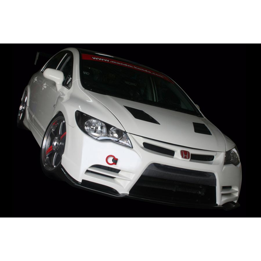 M&M エアロバンパー タイプMR バージョン2 フロント シビック FD2