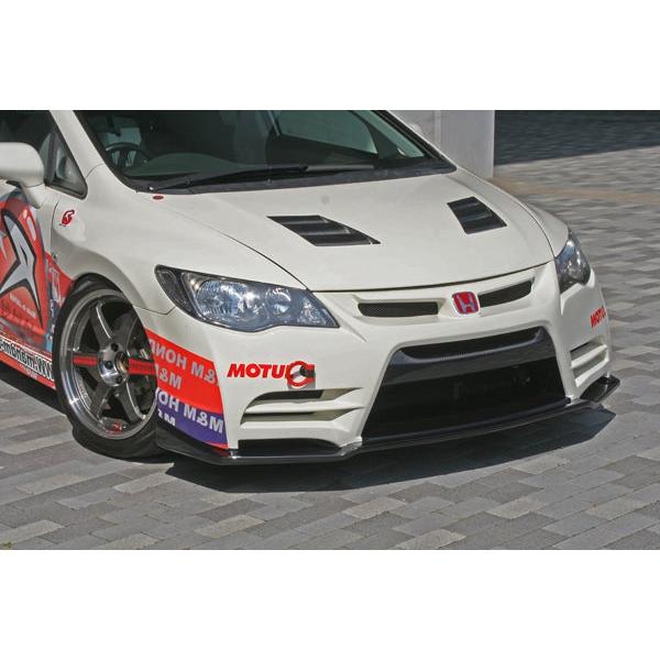 M&M エアロバンパー タイプMR バージョン2 フロント シビック FD2