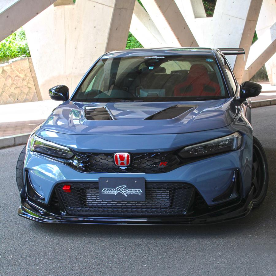 M&M 牽引フック レースストラップ フロント イエロー シビック FL5