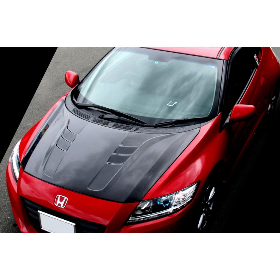 M&M FRPボンネット オールFRP CR-Z ZF1 ZF2 : オートクラフト - 通販