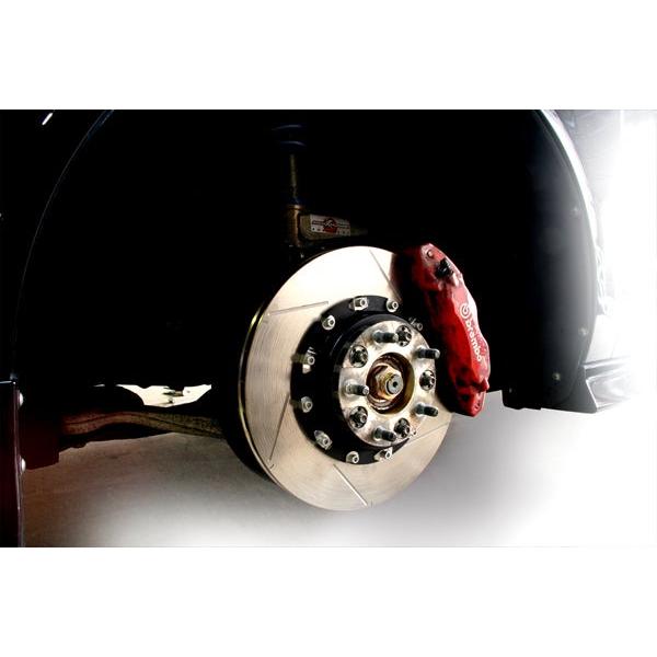 M\u0026M 2ピースビッグローターキット 324mm リジットタイプ フロント ブラック インテグラ DC5の画像