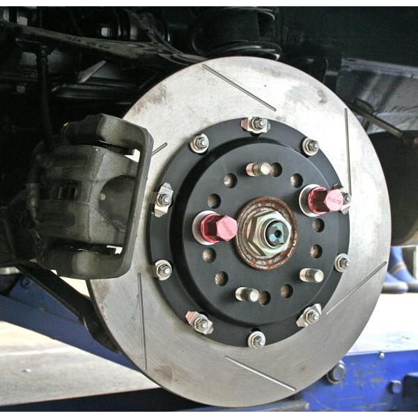 M\u0026M 2ピースビッグローターキット 313mm リジットタイプ リア ブラック S2000 AP1 AP2の画像