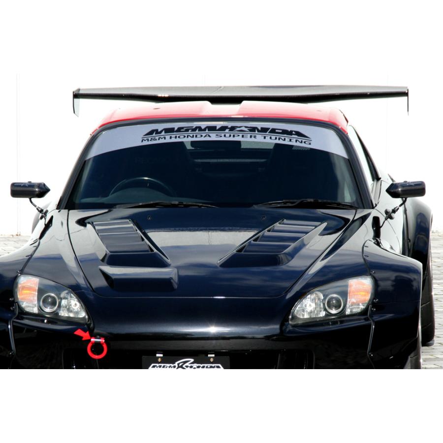 M&M カーボンGTウイング03 幅1600mm ブラケット165mm S2000 AP1 AP2