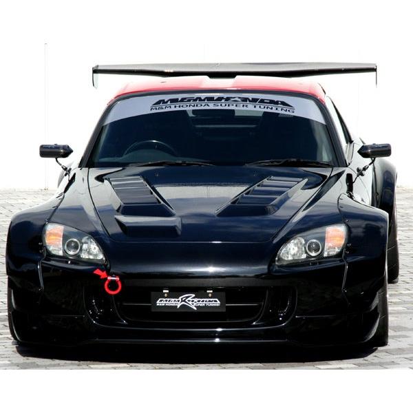 M&M カーボンGTウイング03 幅1600mm ブラケット165mm S2000 AP1 AP2