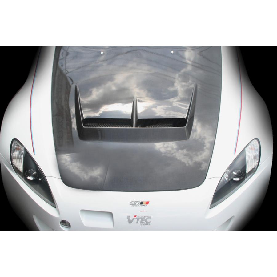 M&M カーボンボンネット ダクト付き 平織カーボン/FRP S2000 AP1 AP2