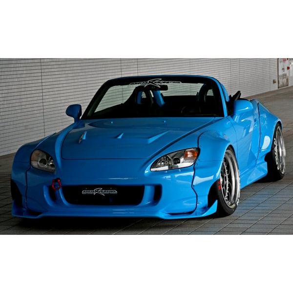 M&M カーボンボンネット ダクト付き 平織カーボン/FRP S2000 AP1 AP2