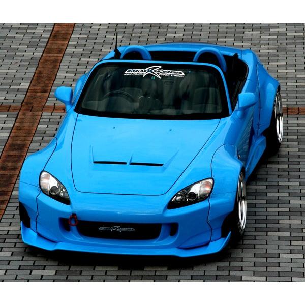 M&M カーボンボンネット ダクト付き 平織カーボン/FRP S2000 AP1 AP2