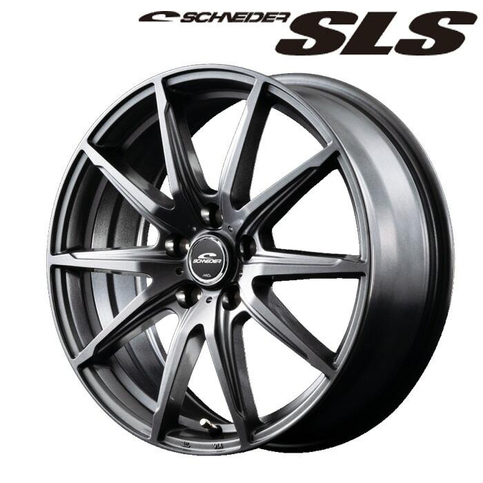 MID シュナイダー SLS (メタリックグレー) アルミホイール 4本セット 15×5.5J 4H PCD100 +43
