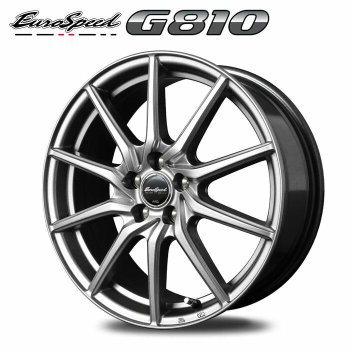 EuroSpeed G810 (メタリックグレー) N-ONE JG系 15×4.5J 4H PCD100 +45