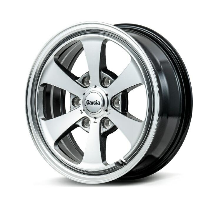 MID Garcia Dallas6 (ポリッシュ/ライングレー) アルミホイール1本 17×6.5J 6H PCD139.7 +38