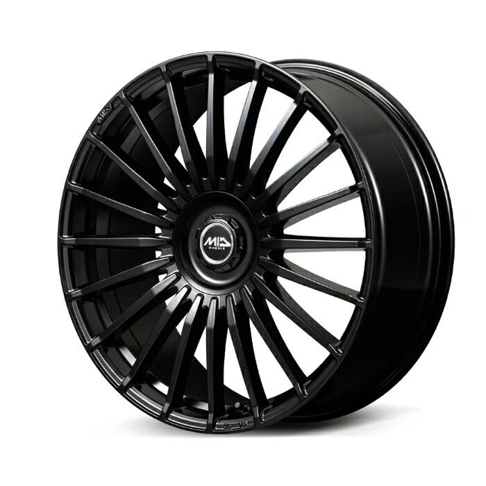 20インチ 多スポークデザインホイール MID EXCLUSIVE 020F アルミホイール1本 18x7.0J 10H PCD108&114.3 +42