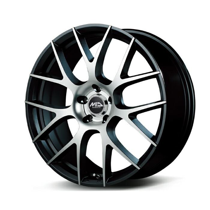 MID EXCLUSIVE 027F アルミホイール1本 18x7.0J 5H PCD114.3 +48 (ゼロ