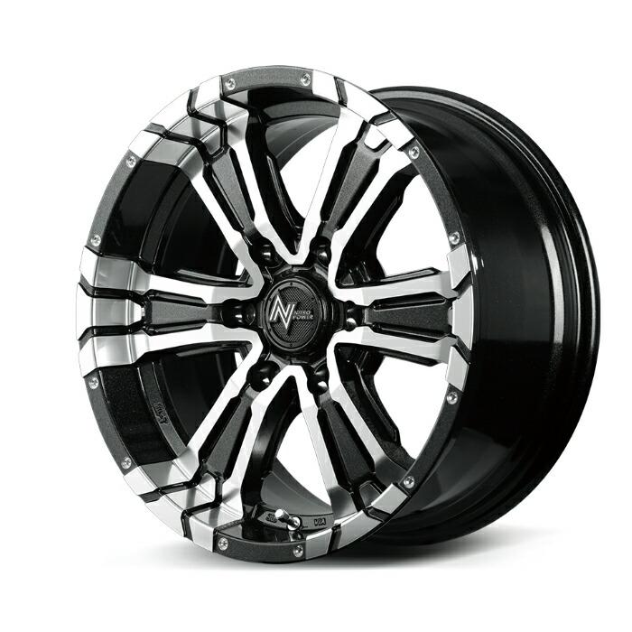 ・メーカー:MID NITRO POWER CROSS CLAW4本セット MID NITRO POWER CROSS CLAW アルミホイール4本セット 17x6.5J 6H