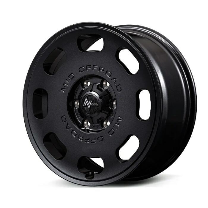 MID NITRO POWER D8 PULSAR アルミホイール4本セット 18x8.0J 6H