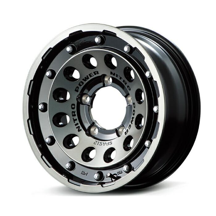 MID NITRO POWER H12 SHOTGUN アルミホイール1本 16x5.5J 5H PCD139.7