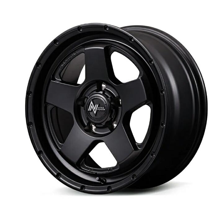 18インチ アルミホイール 1本 MID NITRO POWER S5 VECTOR アルミホイール1本 18x8.0J 6H PCD139.7 +