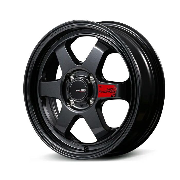 MID Racing R06 アルミホイール4本セット 15x7.0J 4H PCD100 +35