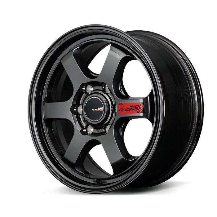 MID Racing R06 アルミホイール4本セット 17x6.5J 6H PCD139.7 +38