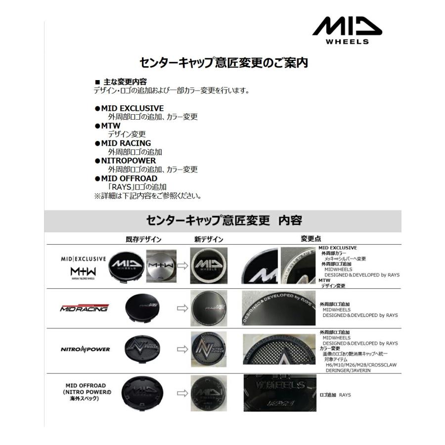 MID Racing R06 アルミホイール4本セット 17x7.5J 5H PCD100 +40 (アールゼロロク ブラッククリアポリッシュ)の画像