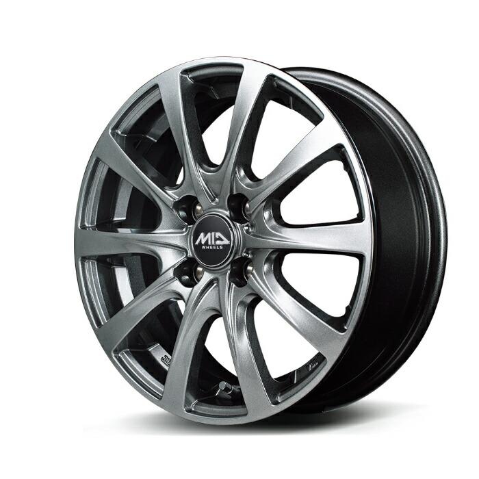 MID WHEELS F10 アルミホイール4本セット 14x5.5J 4H PCD100 +38 