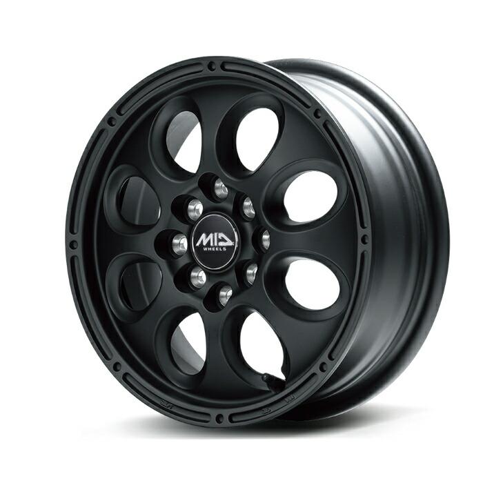 MID WHEELS GAIA-X アルミホイール1本 14x5.0J 8H PCD100&114 +42