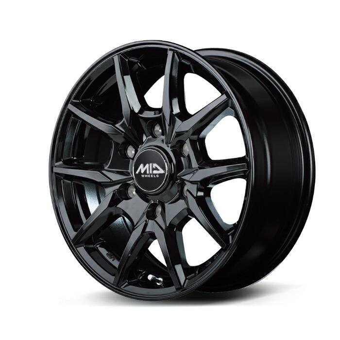 MID WHEELS KG25 アルミホイール4本セット 15x6.0J 6H PCD139.7 +33 
