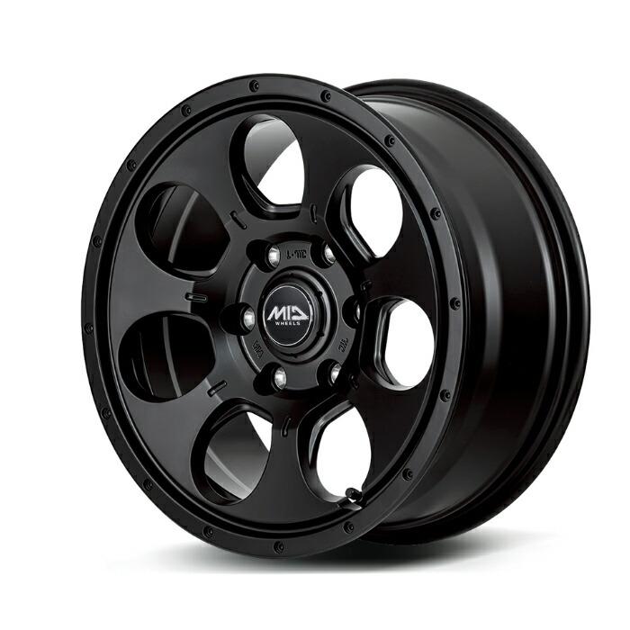 MID WHEELS MUDAGENT アルミホイール1本 16x6.5J 6H PCD139.7 +38 