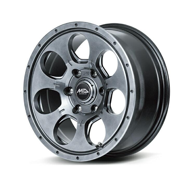 MID WHEELS MUDAGENT アルミホイール4本セット 15x5.5J 6H PCD139.7 +