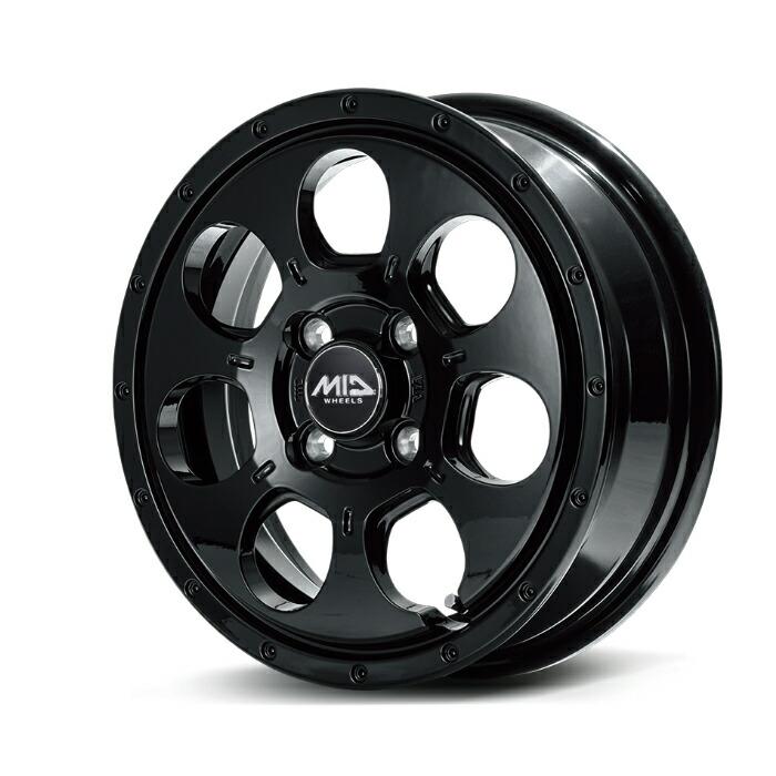 MID WHEELS MUDAGENT アルミホイール4本セット 12x4.0B 4H PCD100 +40
