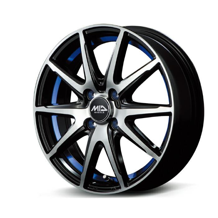 MID WHEELS RX02 アルミホイール1本 16x6.0J 4H PCD100 +42 (アール