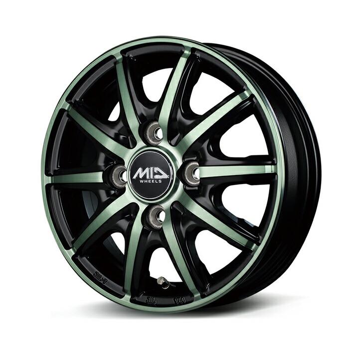 MID WHEELS RX10-K アルミホイール1本 14x4.5J 4H PCD100 +45 (アール