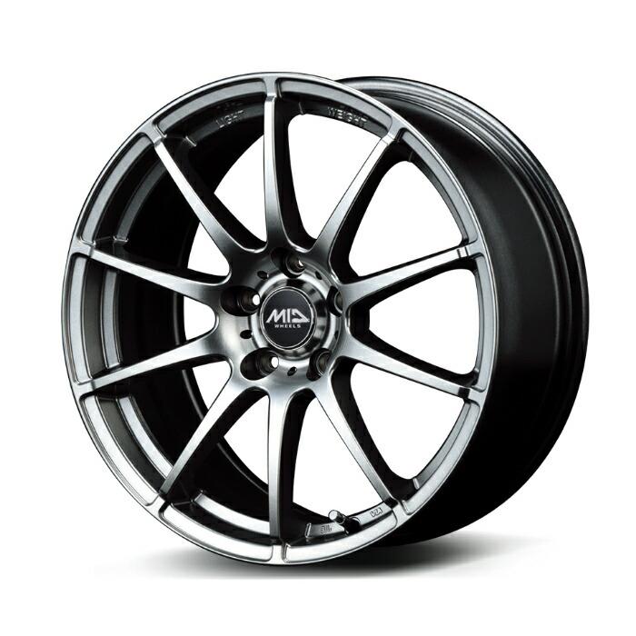 MID WHEELS STAG アルミホイール4本セット 17x7.0J 5H PCD100 +