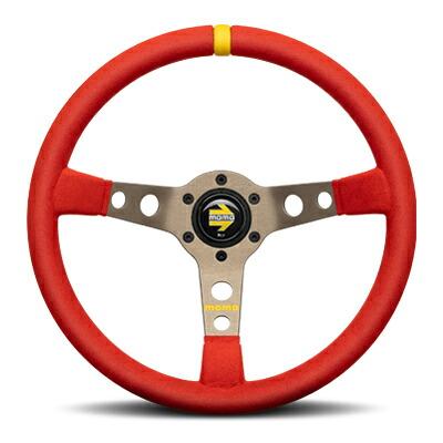 MOMO（モモ） ステアリング MOD.07 マイクロファイバー レッド 350mm