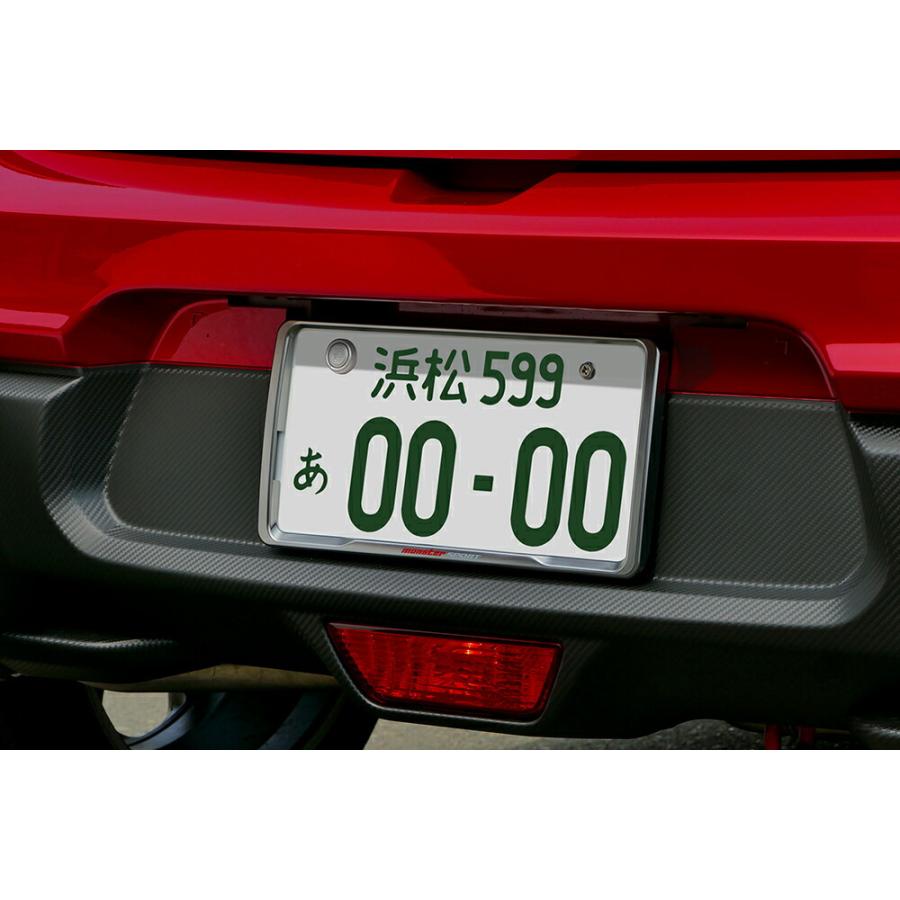 モンスタースポーツ Monster Sport ナンバーフレーム 汎用 チタン 