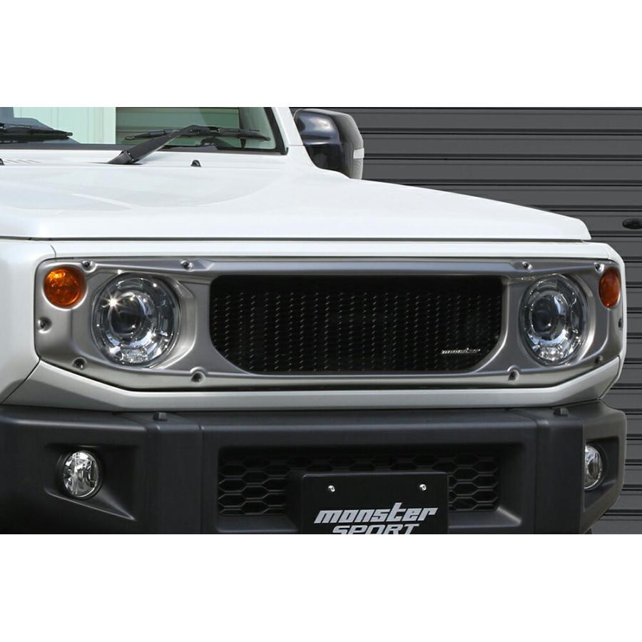 Monster Sport モンスタースポーツ フロントグリル ジムニー モンスタースポーツ Monster Sport フロントグリル ABS樹脂 未塗装