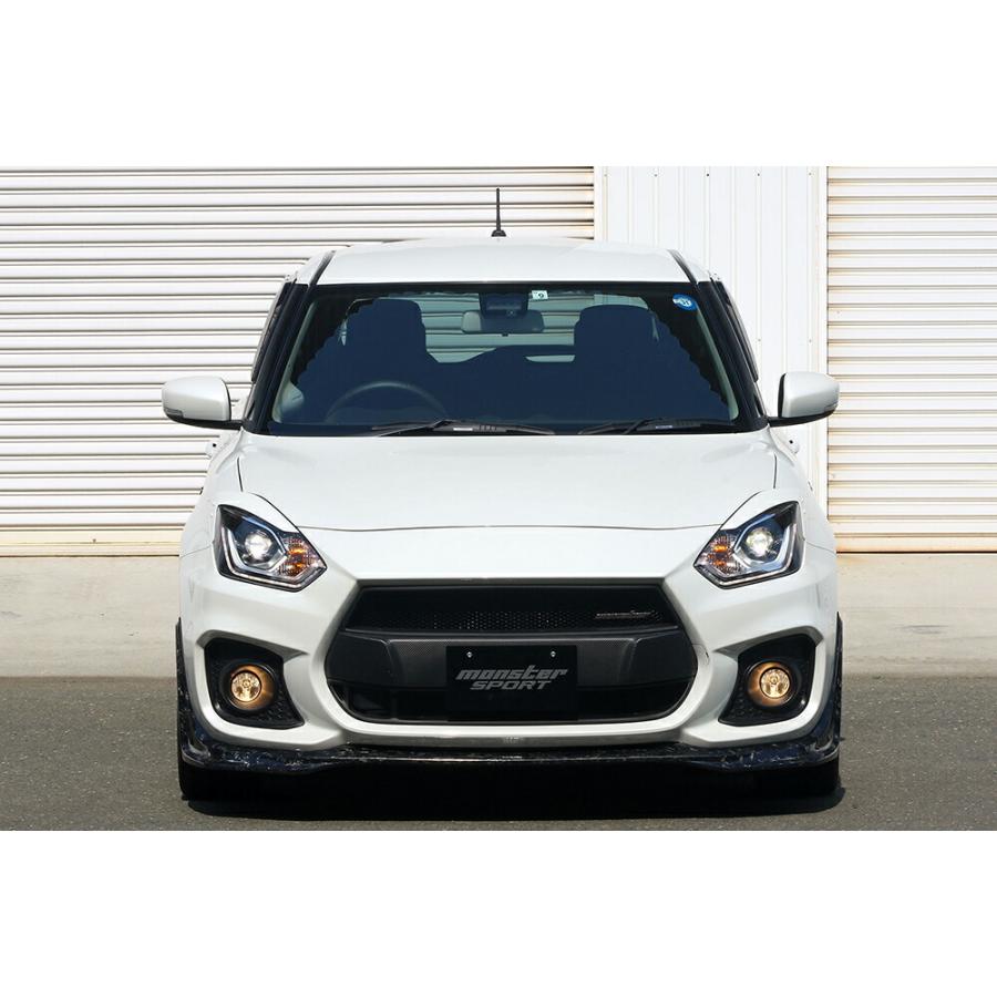 モンスタースポーツ Monster Sport ヘッドランプガーニッシュ シルバー
