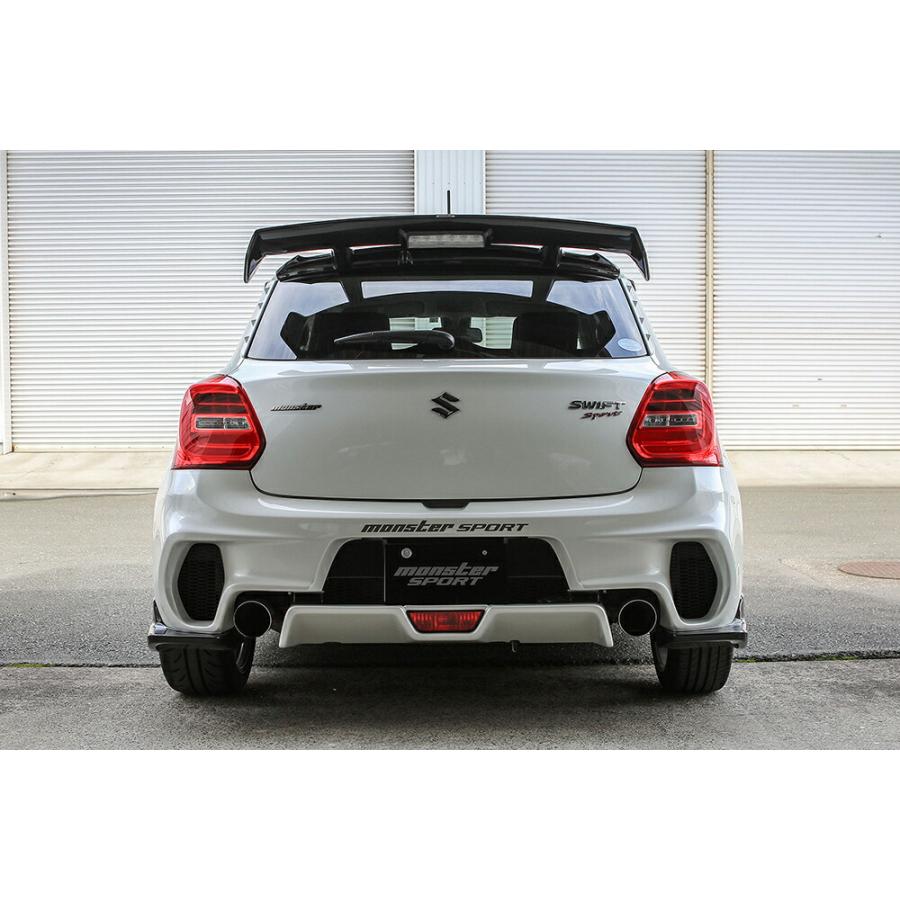 モンスタースポーツ Monster Sport Cピラーガーニッシュ ホワイト