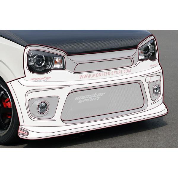 モンスタースポーツ エアロダイナミクスバンパー フロント アルト
