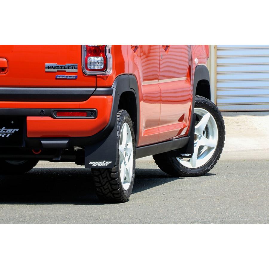 モンスタースポーツ Monster Sport マッドフラップセット ブラック1台