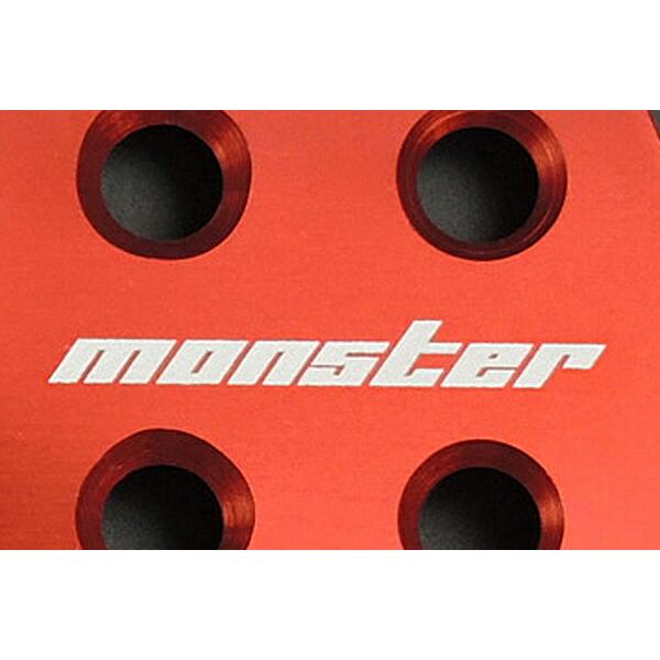 モンスタースポーツ スポーツドライビングペダルカバー レッド